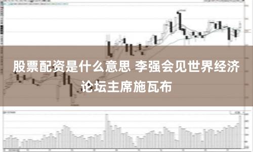 股票配资是什么意思 李强会见世界经济论坛主席施瓦布